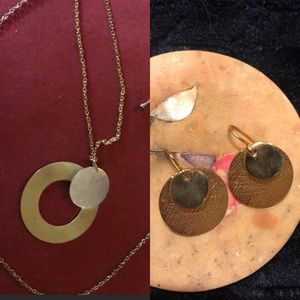 Necklace and matching earrings